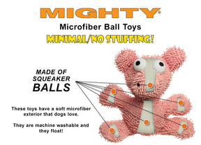 Mighty Microfiber Ball Rabbit Squeaky Durable Toy