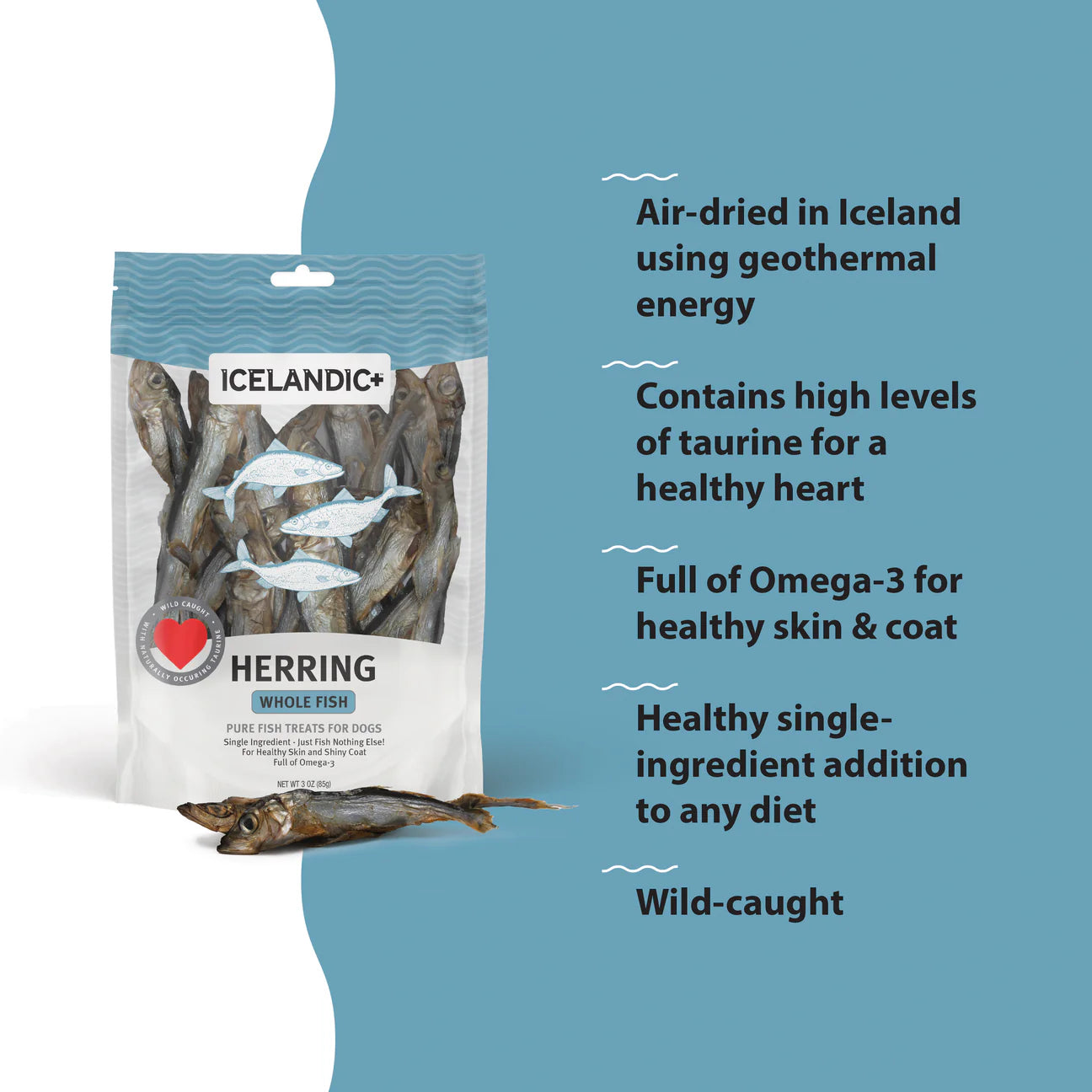 Icelandic+ - Herring Whole Fish Dog Treats