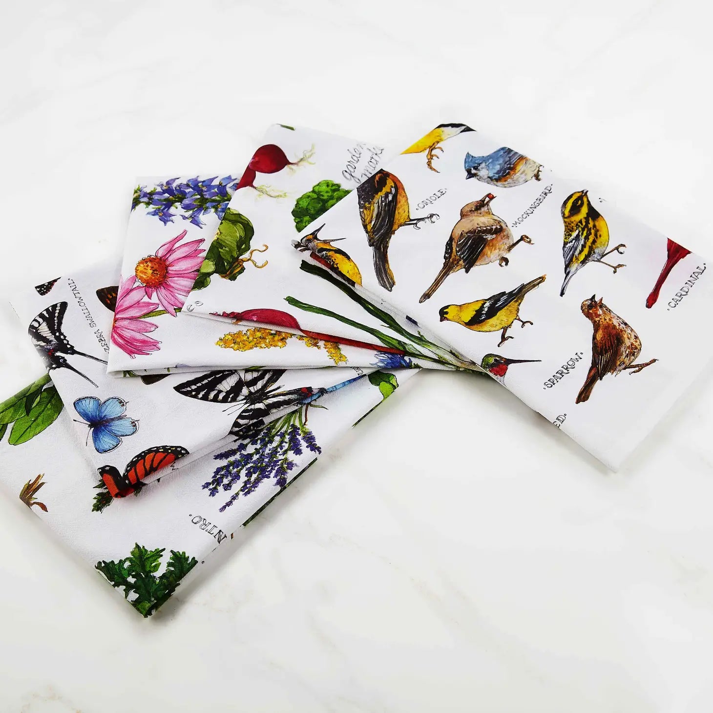 Tea Towel Field Guide Birds