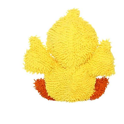 Mighty Microfiber Ball Duck Yellow Squeaky Durable Toy