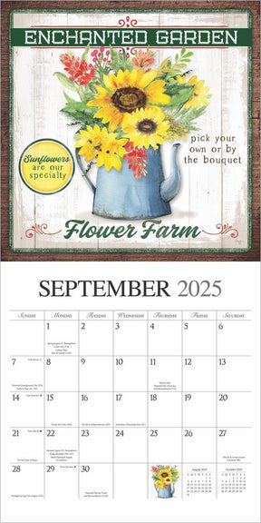 2025 Farmer's Market Calendar