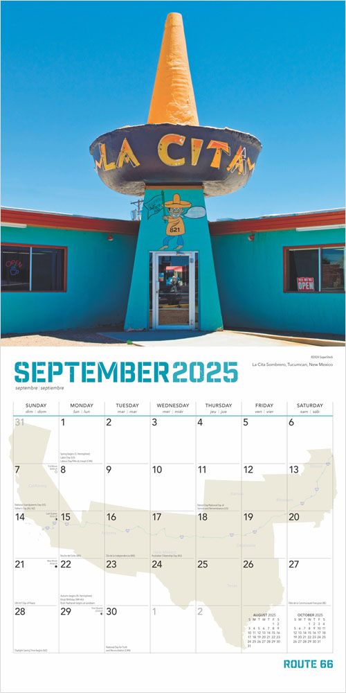 2025 Route 66 Calendar