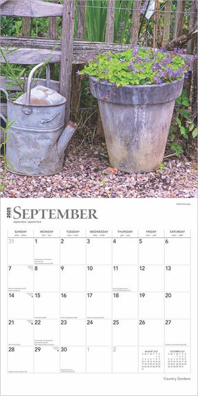 2025 Country Gardens Calendar