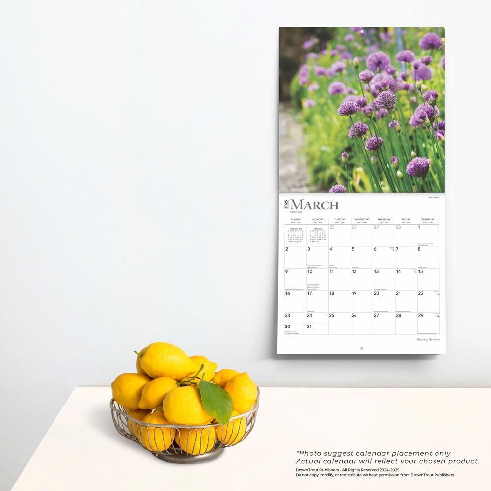 2025 Country Gardens Calendar