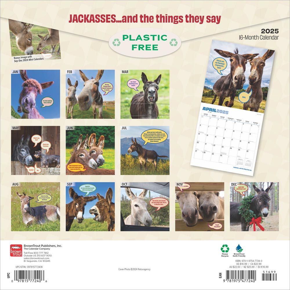 2025 Jackasses Calendar