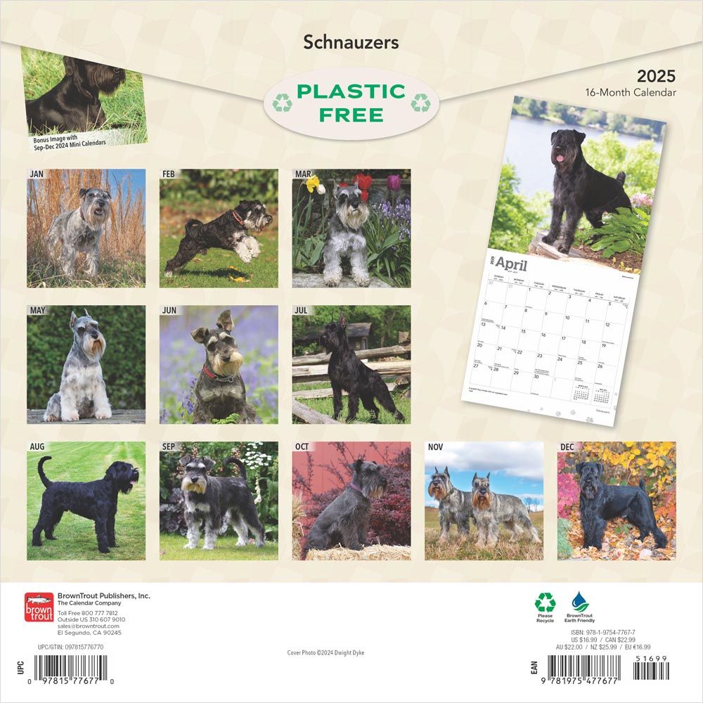 2025 Schnauzers Calendar