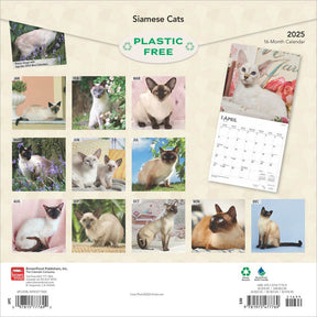 2025 Siamese Cats Calendar