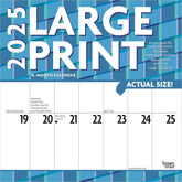 2025 Large Print Calendar