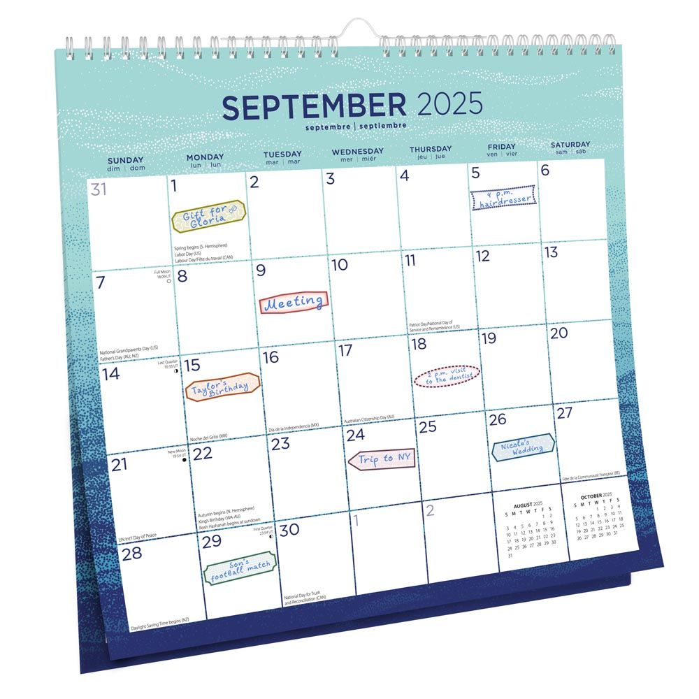 2025 Seaside Currents Calendar