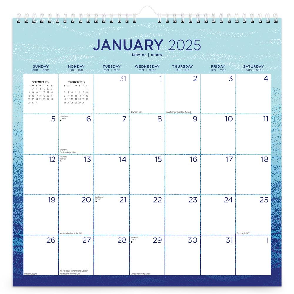 2025 Seaside Currents Calendar