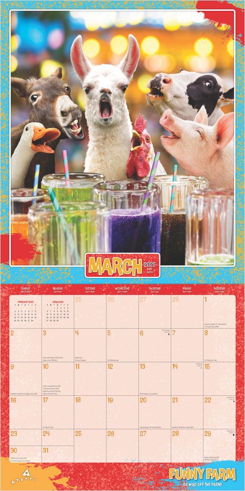 2025 Funny Farm Calendar