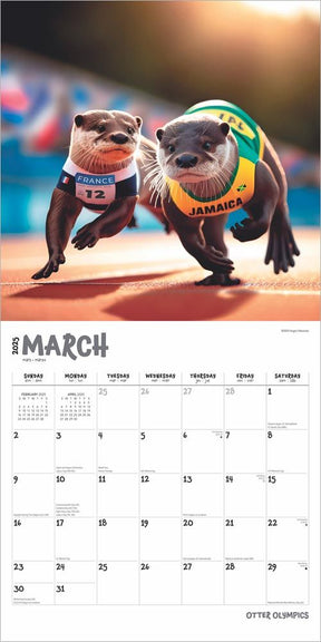 2025 Otter Olympics Calendar