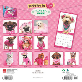 2025 Puppies In Pink Calendar