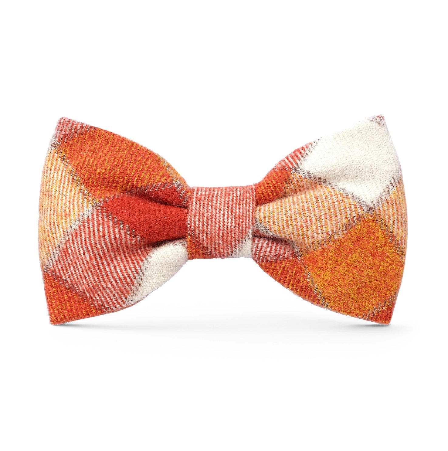 Dog Bow Tie Pumpkin Spice Plaid Fall