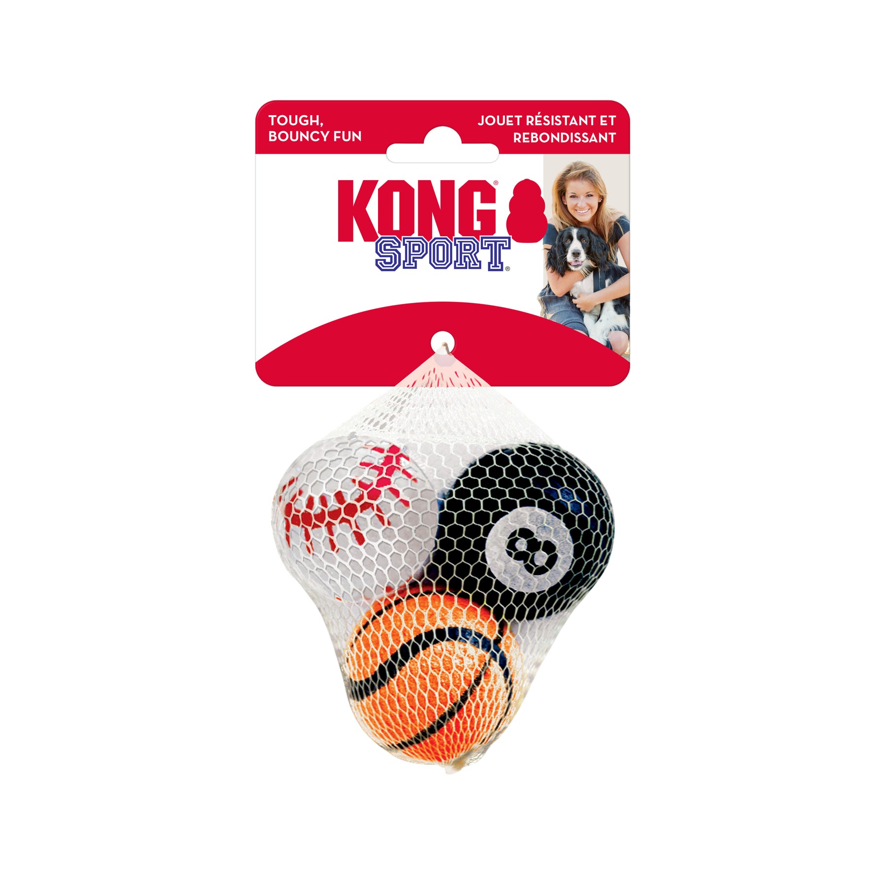 KONG - SPORT BALLS 3-PK XSmall