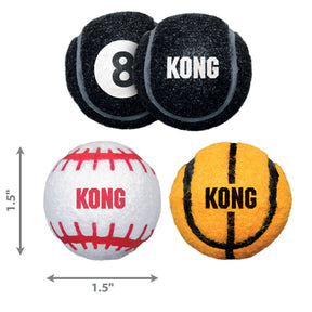 KONG - SPORT BALLS 3-PK XSmall