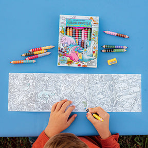 Biggie Pencils with Fold-Out Mini Mural - Under the Sea