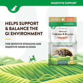 NaturVet - Scoopables Advance Probiotics & Enzymes For Dogs