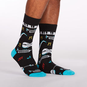 Sock It To Me - All That Jazz Men's Crew Socks