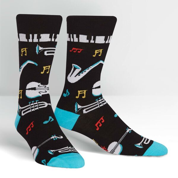 Sock It To Me - All That Jazz Men's Crew Socks