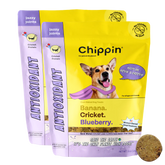 Chippin - Antioxidant (Banana-Cricket-Blueberry) Dog Treat