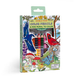 Biggie Pencils with Fold-Out Mini Mural - Bird & Butterfly