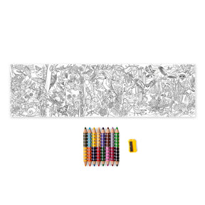 Biggie Pencils with Fold-Out Mini Mural - Bird & Butterfly