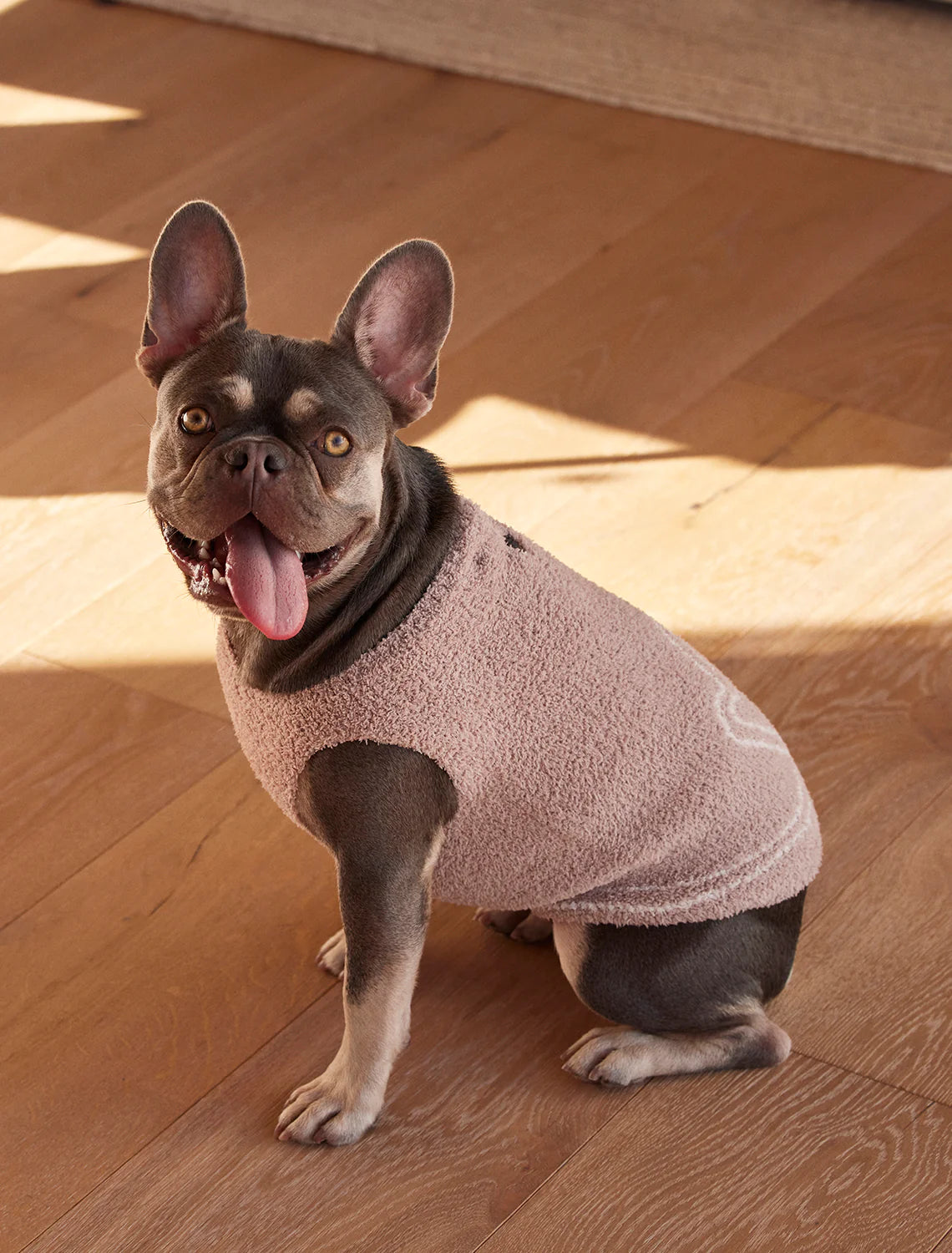 Barefoot Dreams - CozyChic Love Dog Sweater Pink