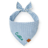 Bandana Dog Chambray Dots