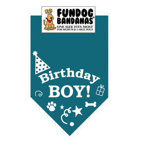 Dog Bandana Birthday Boy