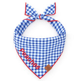 Bandana Gingham Summer Blue