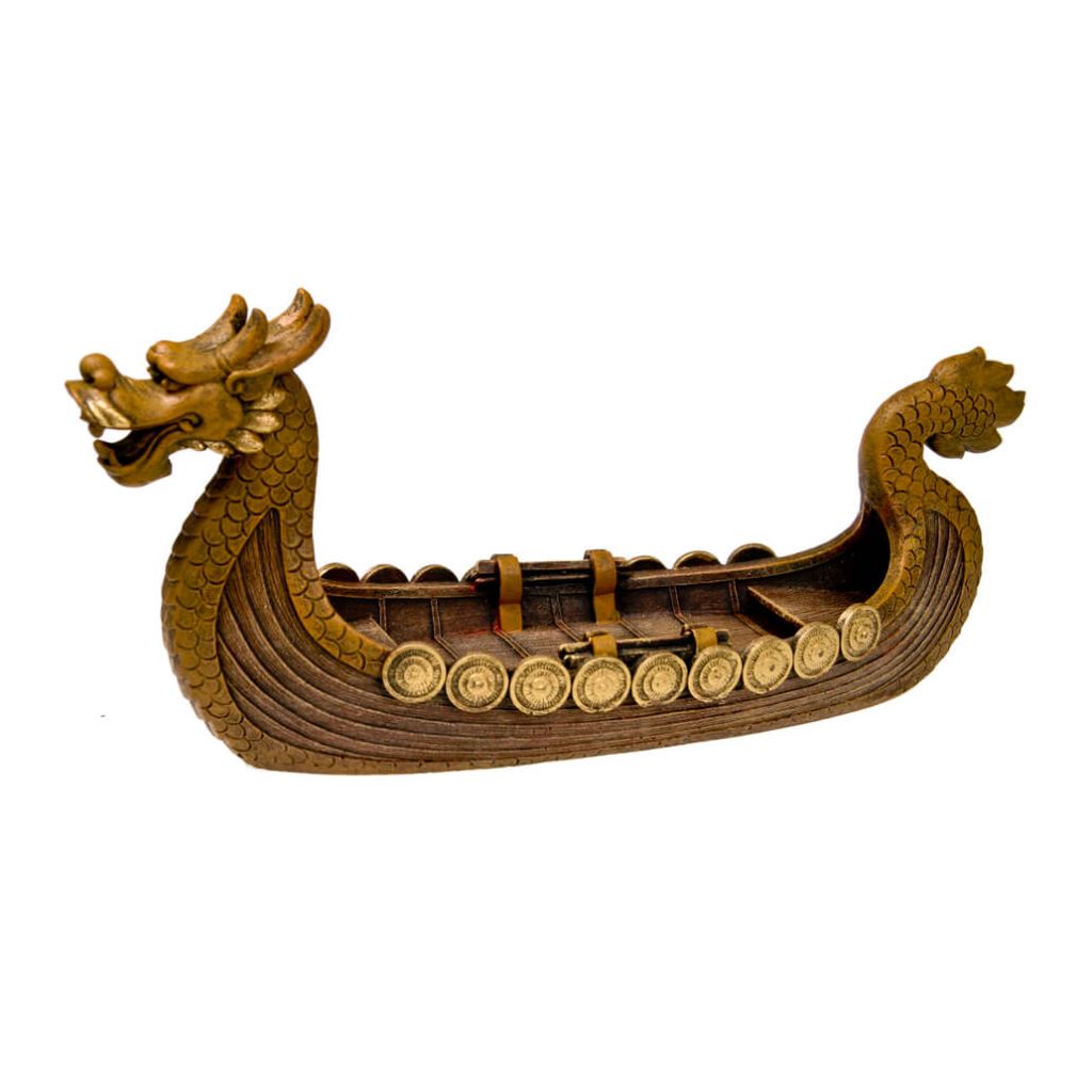 Dragon Boat Gold Ornament