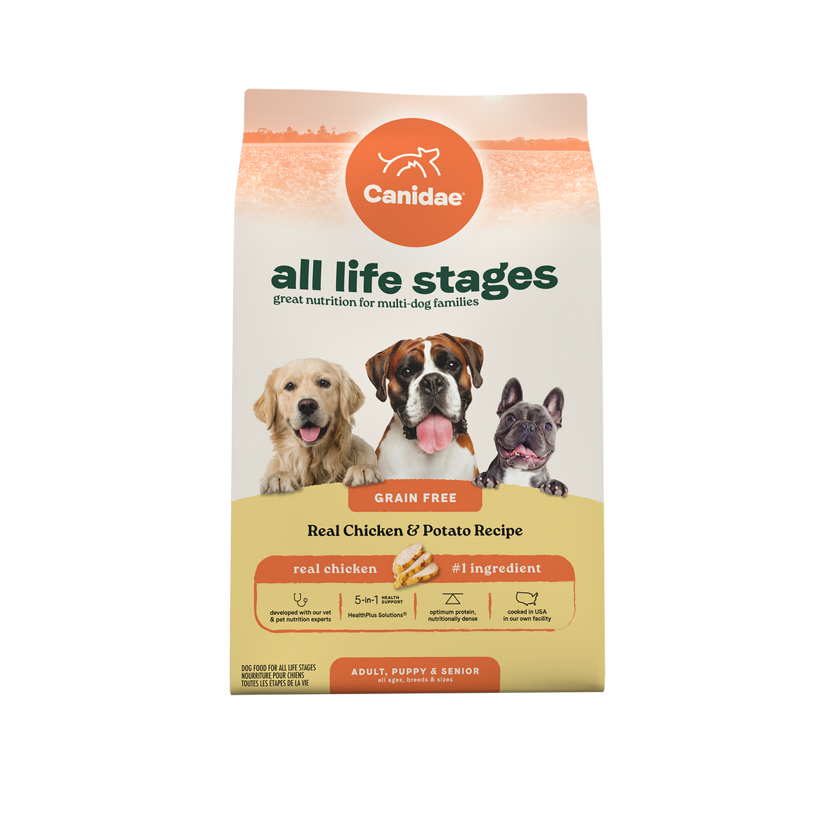 Canidae -  All Life Stages Chicken & Potato Dry Dog Food