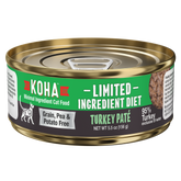 KOHA - Limited Ingredient Diet - All Breeds, Adult Cat Turkey Paté Recipe Canned Cat Food