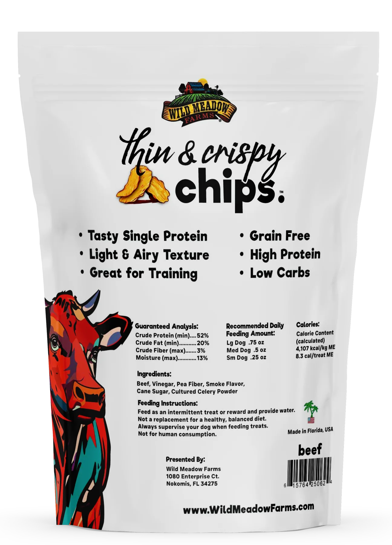 Gibson's -  Thin & Crispy Chips Beef Dog Treats