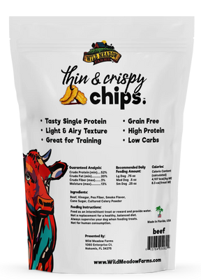 Gibson's -  Thin & Crispy Chips Beef Dog Treats