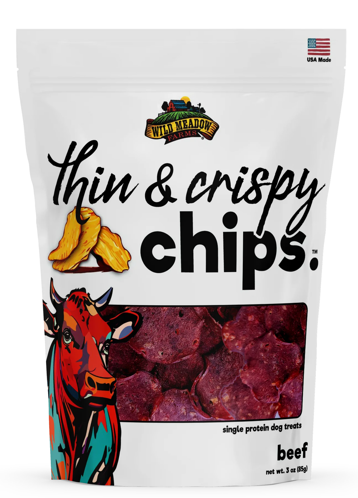 Gibson's -  Thin & Crispy Chips Beef Dog Treats