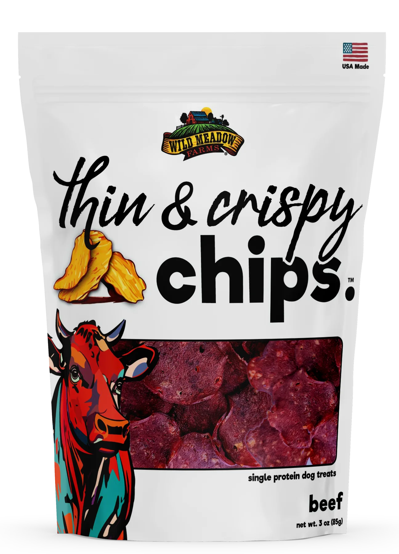 Gibson's -  Thin & Crispy Chips Beef Dog Treats