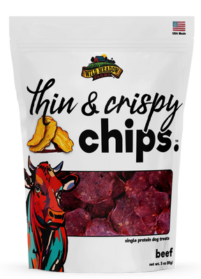 Gibson's -  Thin & Crispy Chips Beef Dog Treats