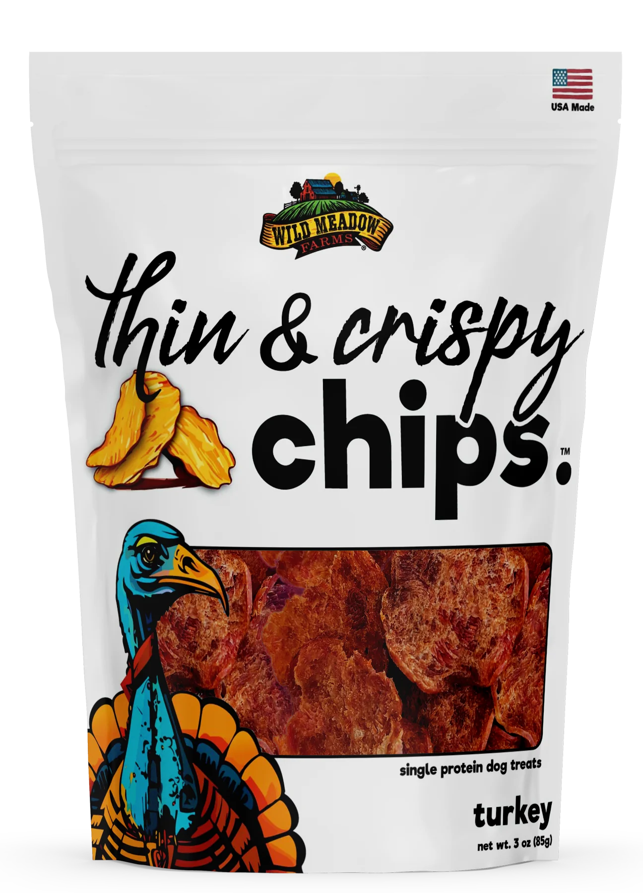 Gibson's - Thin & Crispy Chips Turkey Dog Treats