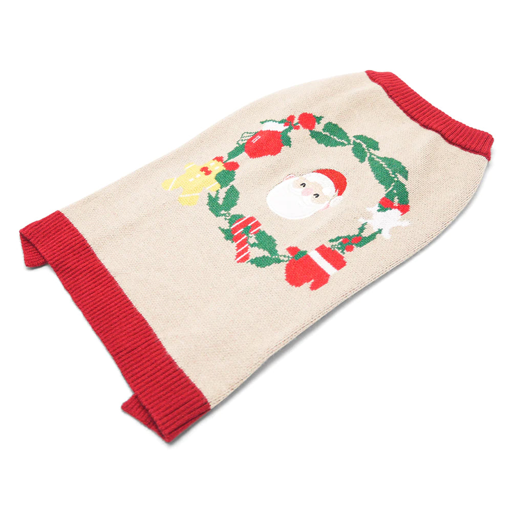 Dogo Pet - Sweater Christmas Wreath