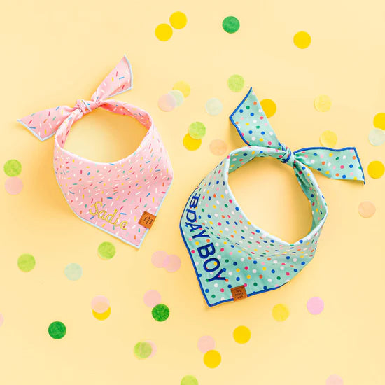 Bandana Dog Confetti Dots