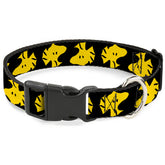 Buckle Down - Plastic Clip Collar Woodstock Face Flipped