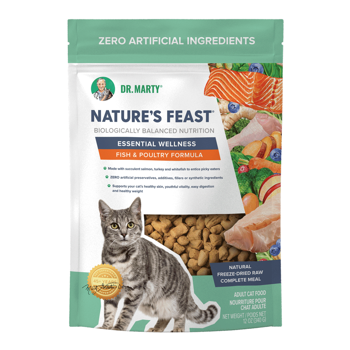 Dr Marty Nature's Blend Natures Feast Cat Fish& Poultry