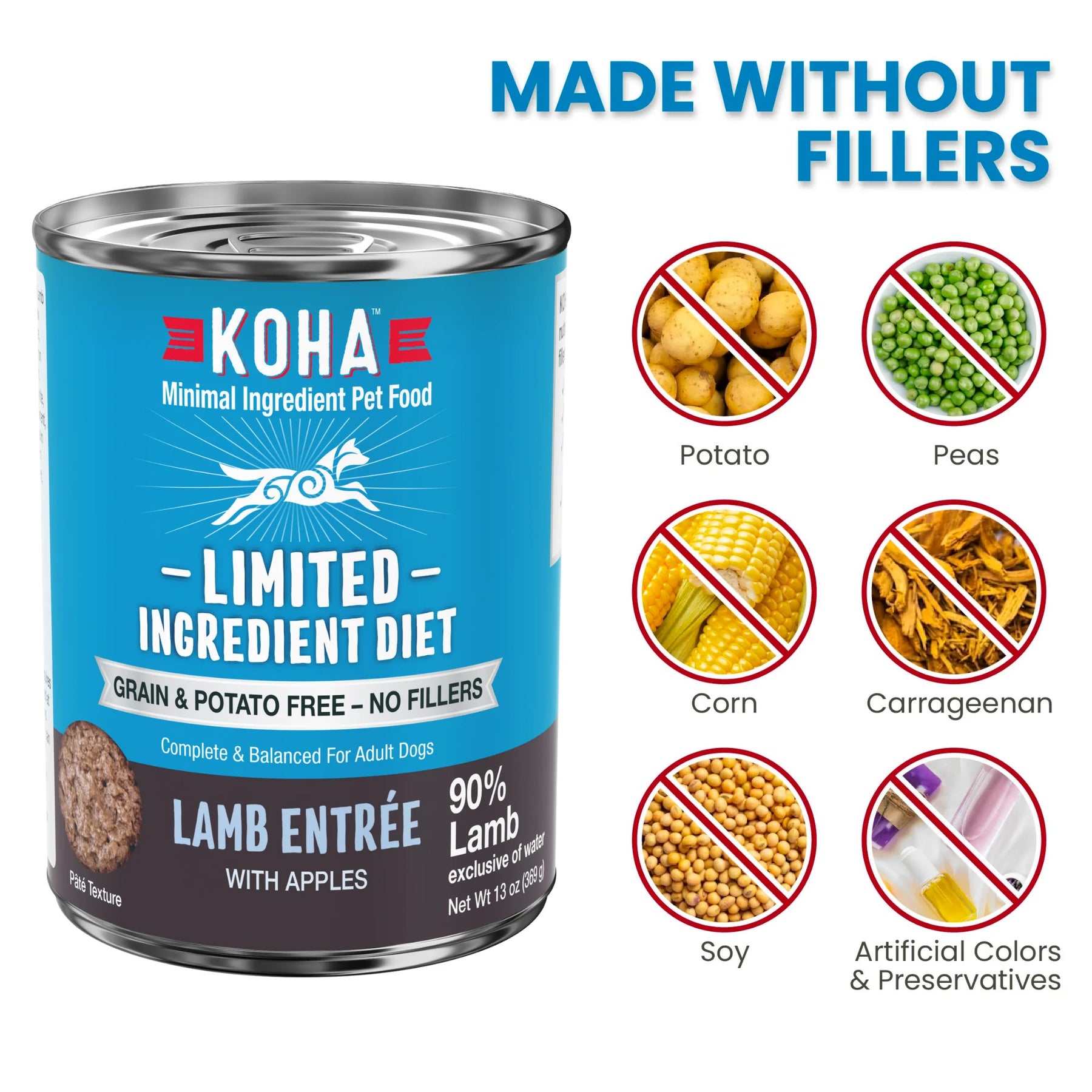 KOHA - Limited Ingredient Diet - Lamb Entrée for Dogs