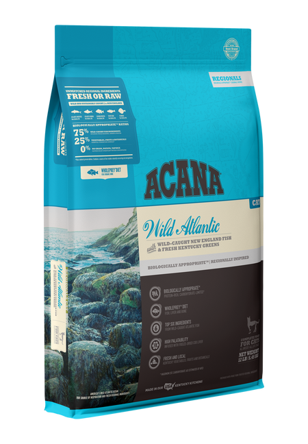 Champion Petfoods, Acana - All Cat Breeds, All Life Stages Wild Atlantic Dry Cat Food