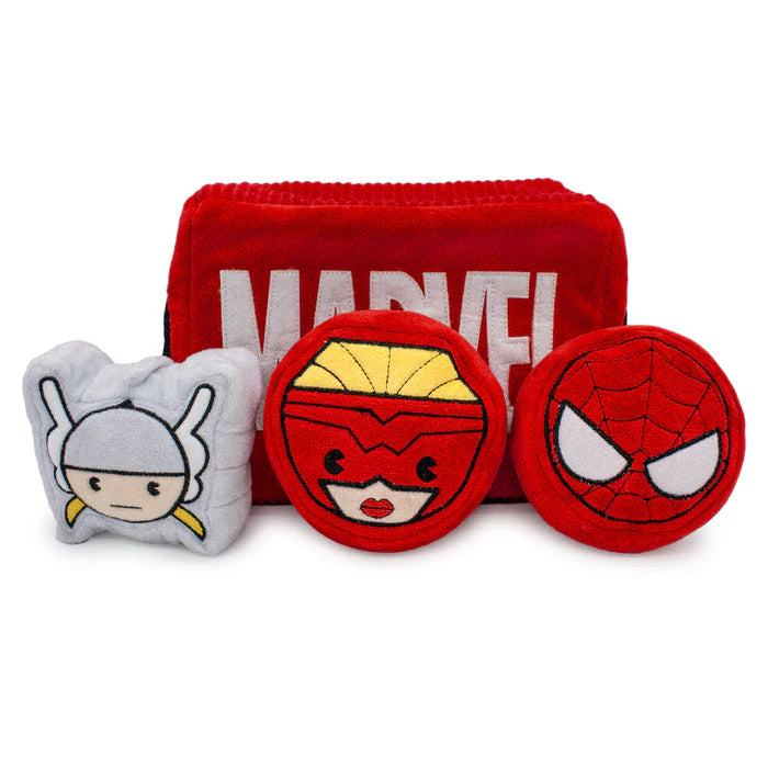 Buckle Down - Dog Toy Marvel Hide & Seek (Logo, Spiderman,Thor Kawaii)