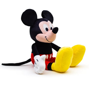 Buckle Down - Dog Toy Plush Squeaker Mickey Mouse Full Body Sitting Pose