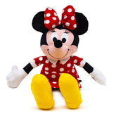 Buckle Down - Dog Toy Plush Squeaker Minnie Mouse Smiling Sitting Pose