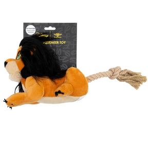 Buckle Down - Dog Toy Squeaker Plush The Lion King Scar